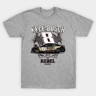 Kyle Busch Rebel Bourbon Car T-Shirt